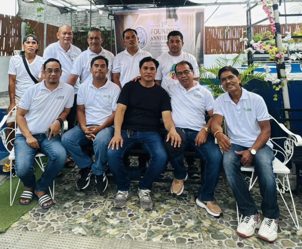 GLOLIVCO members and officers in a group photo at the cooperative’s 1st Founding Anniversary in Gloria, Oriental Mindoro