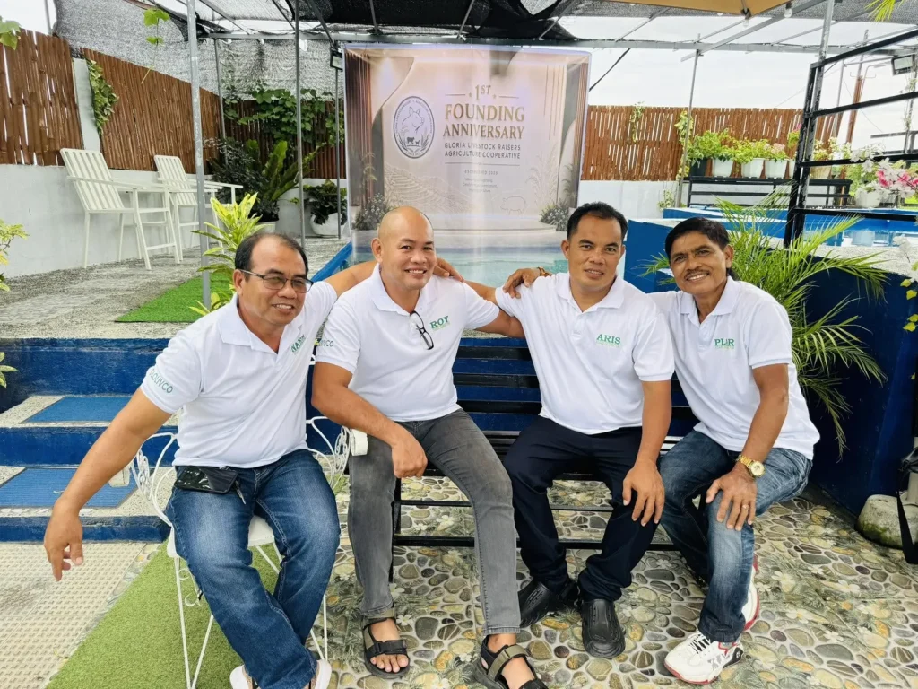 GLOLIVCO officers smiling together at the 1st Founding Anniversary celebration